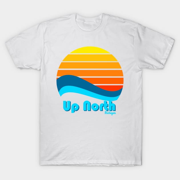 Up North Michigan T-Shirt by Megan Noble